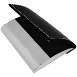 Executive Card Holder Black Angle